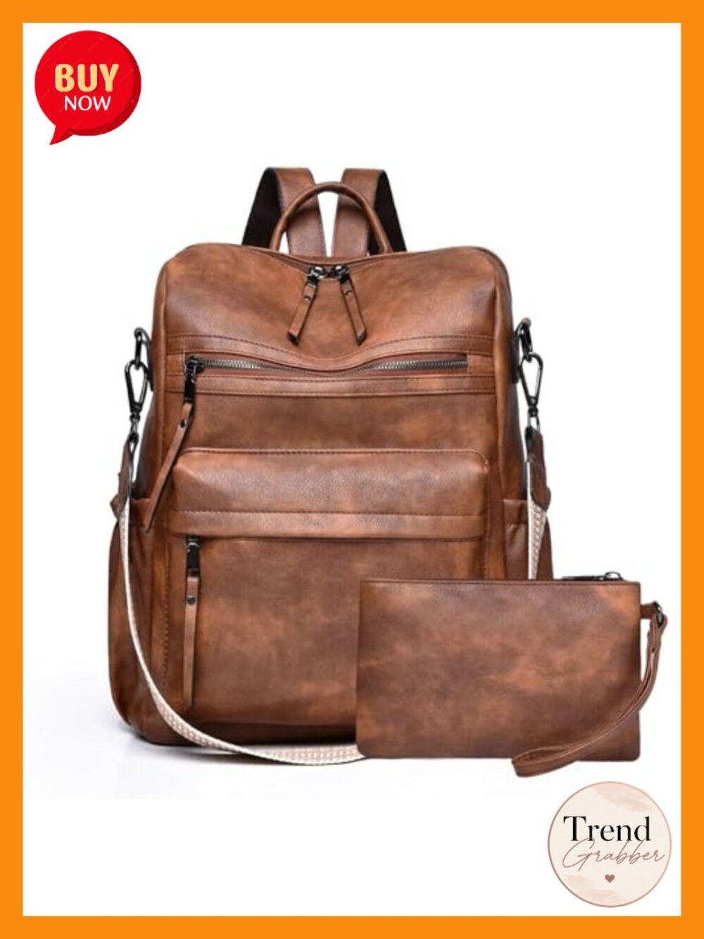 Women's Leather Backpack Purse Travel Laptop Bag Handbag